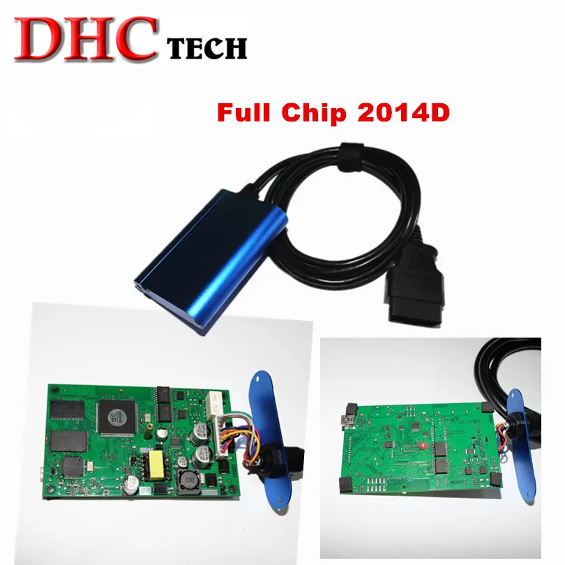 Высококачественная зеленая плата с полным чипом Vida Dice Pro 2014D OBD2 диагностический