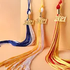 Академическая кисточка для выпускного 2021, подвеска для градуированных шапочек, подвеска с кисточкой, смешанные цвета, сувенир для студентов, подарки аксессуары для униформы