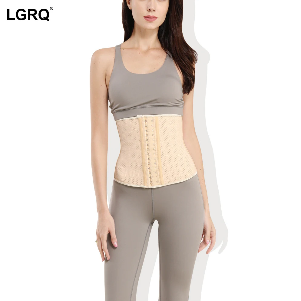 

[LGRQ] Corset Slimming Belt Shaper Sport Yoga Fitness Body Shaperwear Fit Fashion Tide Shapers Autumn Winter 2021 19D2914