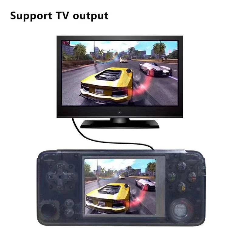 RS97 Retro Game Console opending system 64bit 3.0inch Portable Handheld Player 360 Degree controller | Электроника