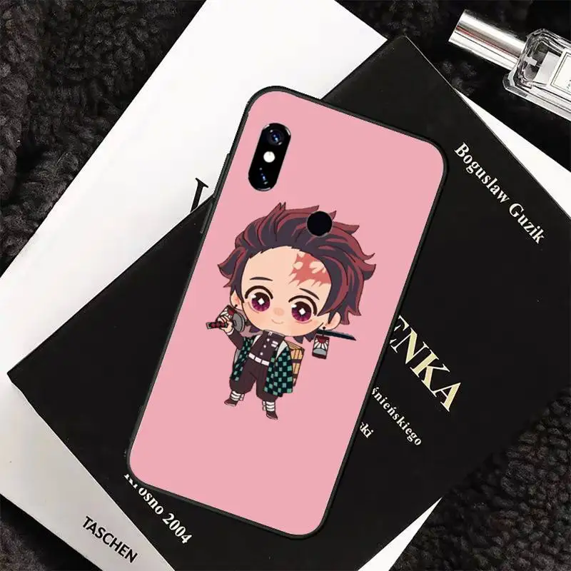 

Nezuko Kamado Chibi Kimetsu Phone Case For Xiaomi Redmi 7 8 9t a3Pro 9se k20 mi8 max3 lite 9 note 9s 10 pro