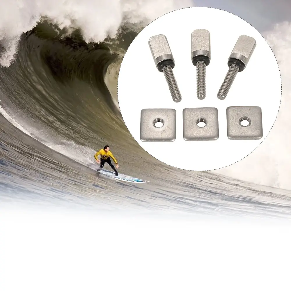 Нержавеющая доска для серфинга лонгборд скользящий плавник винт и искусственный
