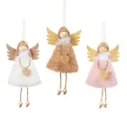 Подвесной АнгелСнеговикДед Мороз, рождественские украшения для кукол для дома, подвеска эльф, подарок для детей