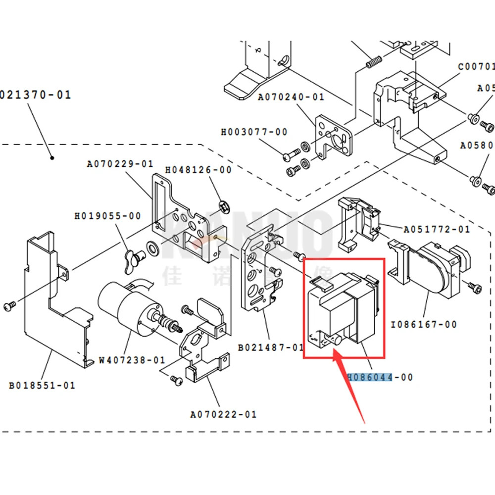 H086044/H086044-00 чернилами с красящей лентой для мини-лабораторий Noritsu QSS
