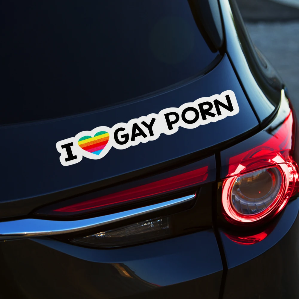 Наклейки для автомобиля я люблю геев порно светоотражающие наклейки Renault Kaptur Sandero