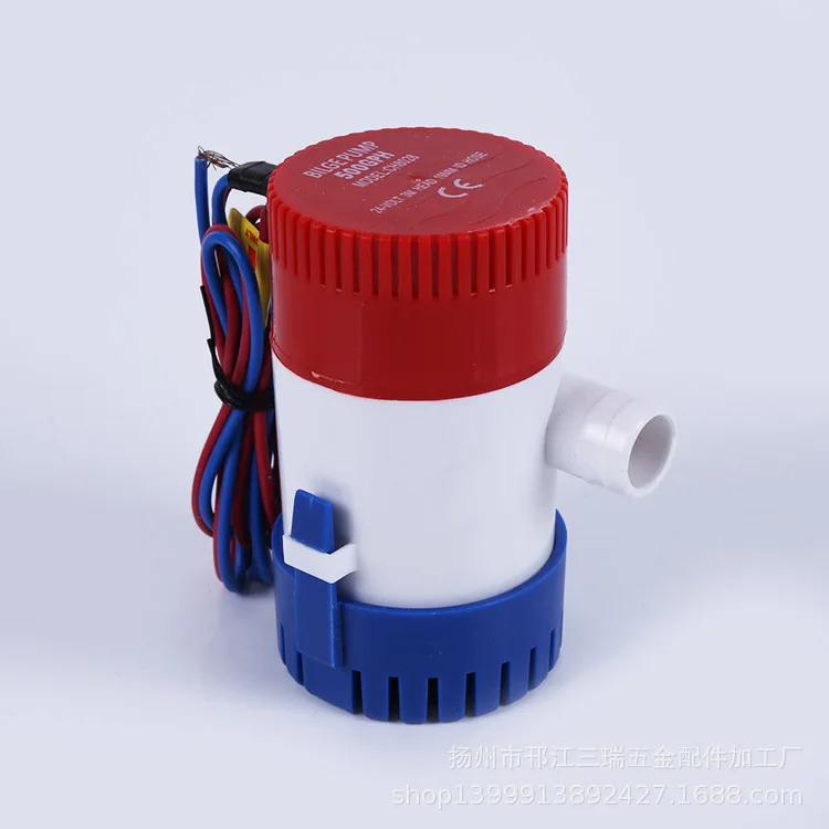 

Bilge Pump 350 500 750 1100GPH DC 12V 24V Electric Water Pump For Aquario Submersible Seaplane Motor Homes Houseboat Boats