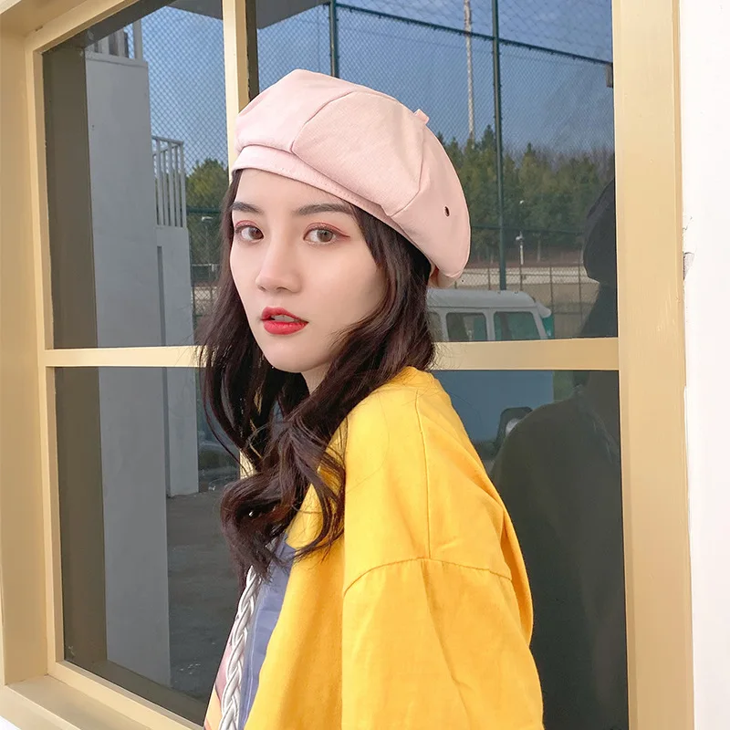 Береты шапка НОВАЯ женский берет в Корейском стиле восьмиугольный японского