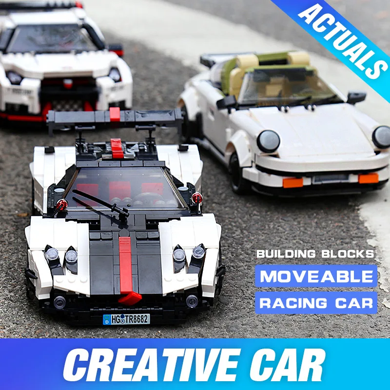 

Литая модель King 13105, автомобили GTR R35, Классическая скорость, Спортивная автомобиль, строительные блоки, кирпичи, творческий эксперт, Детская ...