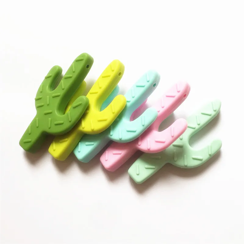 Ченкэй 10 шт. BPA Бесплатно Силиконовый Прорезыватель для зубов в форме кактуса