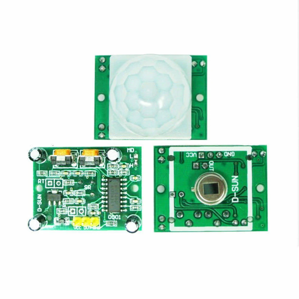 5 шт. HC-SR501 инфракрасный PIR модуль датчик движения Детектор Модуль для raspberry pi