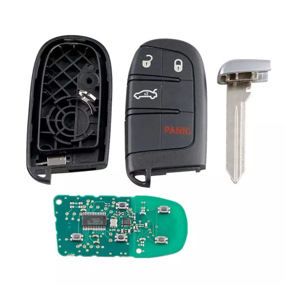 

2pcs M3N-40821302 433MHZ Car Key For Dodge Challenger Charger Dart 2015 2016 2017 2018 Keyless Entry Smart Remote Car Key Fob