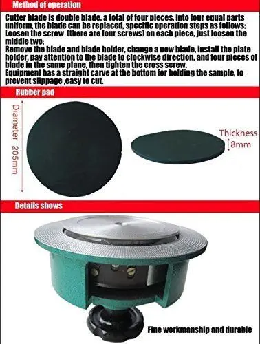 Круглый резак для образцов ткани 100 кв. см текстильной проверки веса GSM|Аппараты