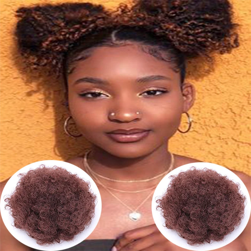 Африканский пучок XUANGUANG для волос украшение пушистые натуральные вьющиеся