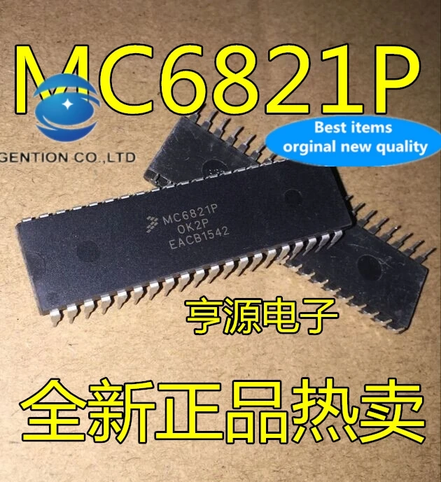 

10 шт., 100% оригинальные новые фото MC6821 MC6821P DIP40