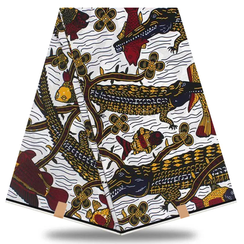 Самая популярная Настоящая Африканская восковая Ткань 100% хлопок в нигерийском