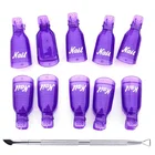 1 шт., инструмент для удаления кутикулы из нержавеющей стали + 10 шт.