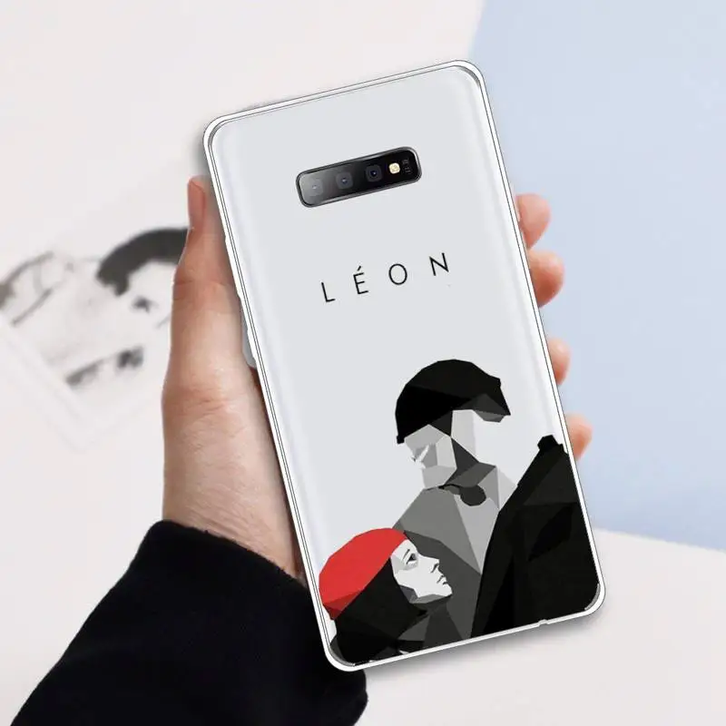 

Leon Matilda Natalie Portman Movie Phone Case Transparent For Samsung Galaxy A 71 21s S note 8 9 10 plus 20 ultra