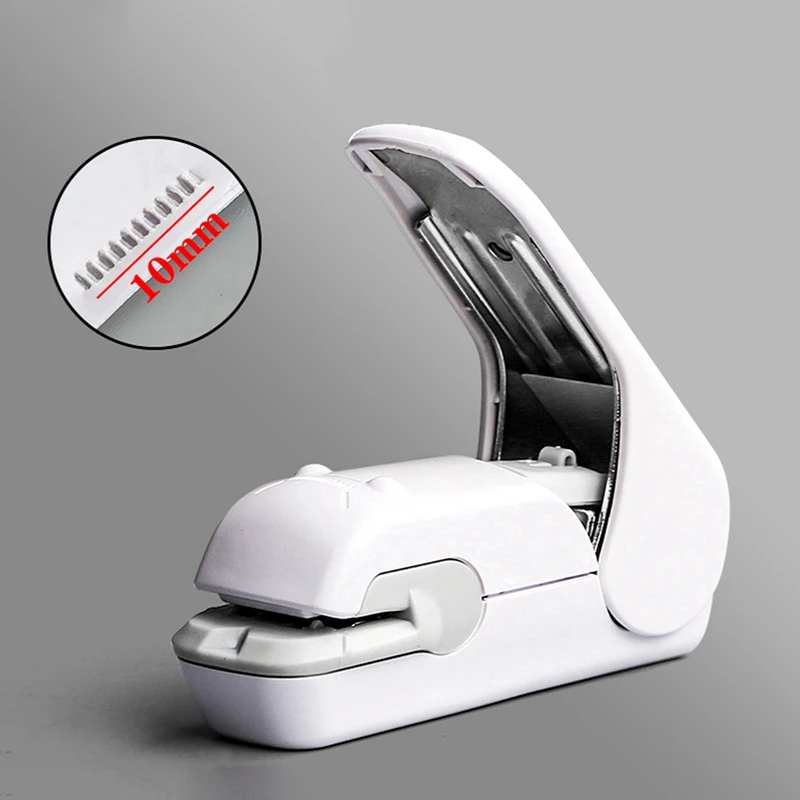 

Staple Free Stapler Time Saving Effortless Needle Free Handhled Stapler Mini Portable