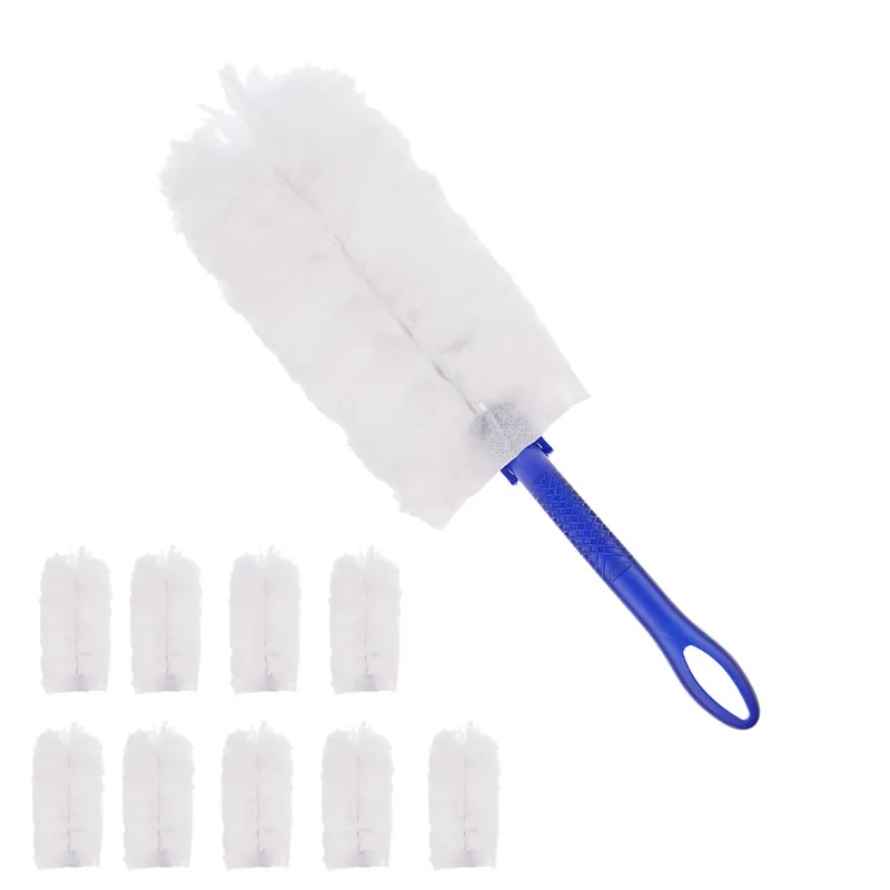 1 набор складной Анти-статический мягкая микрофибра кисть с заменить ткань для