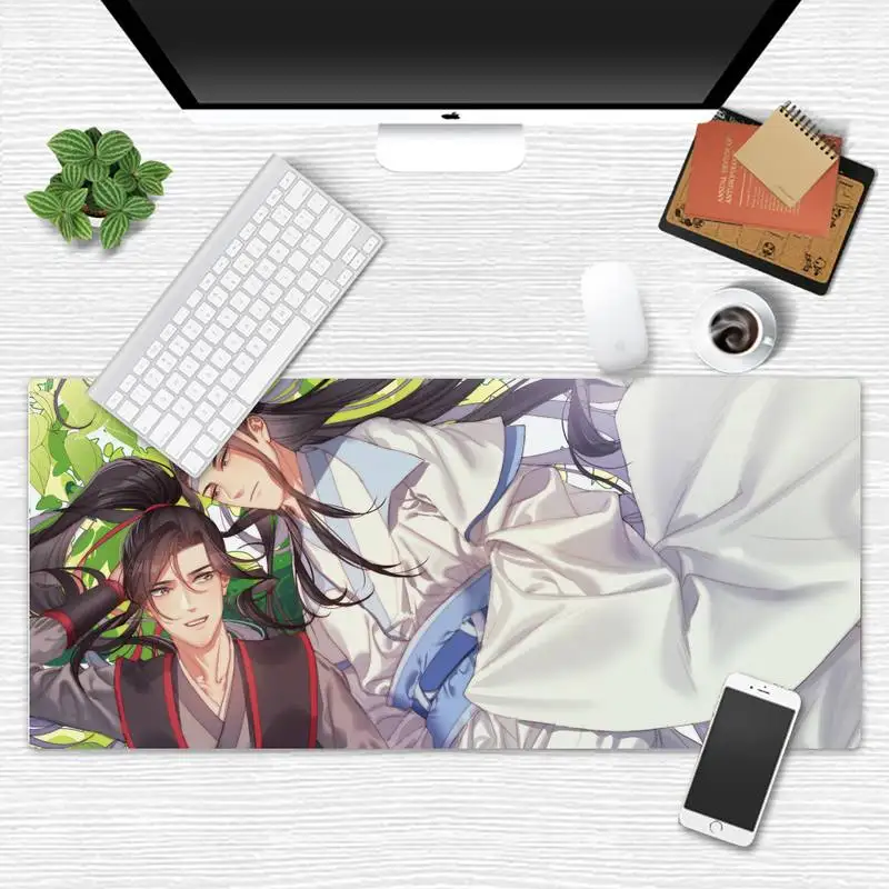 

mo dao zu shi mdzs Laptop Computer Mousepad Desk Table Protect Game Office Work Mouse Mat pad X XL XXL Non-slip Laptop Cushion