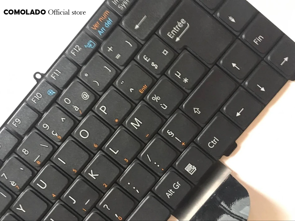 French Azerty раскладная клавиатура для SONY VAIO VGN FE серии черно белая раскладка
