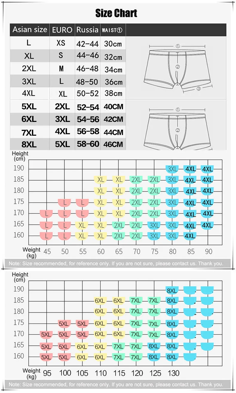 

4pcs/lot Bamboo Fiber Men's Boxer Pantie Underpant plus size XXXXL large size shorts breathable underwear 5XL 6XL 7XL 8XL