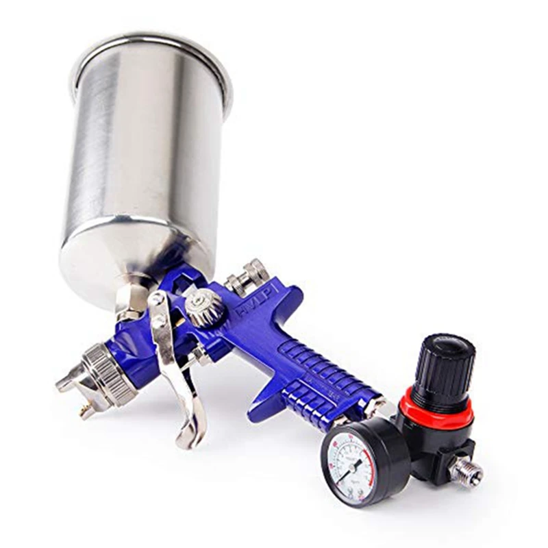 

1.4MM HVLP Gravity Feed Paint Sprayers 1000CC Aluminum Cup Auto Air Spray Tool Airbrush Painting Tool Kit