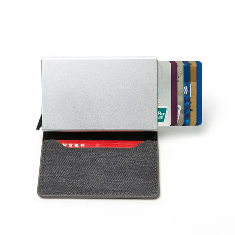 BISI GORO/2021 Новый чехол кошелек с функцией блокировки RFID кредитной держатель для