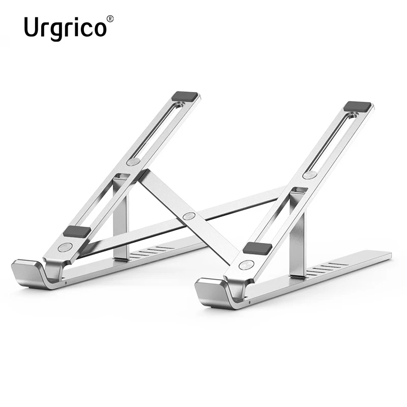 

Urgrico Laptop Stand for tablet Notebook stand adjustable Laptop holder Foldable Aluminium Laptop Holder for MacBook HP Dell