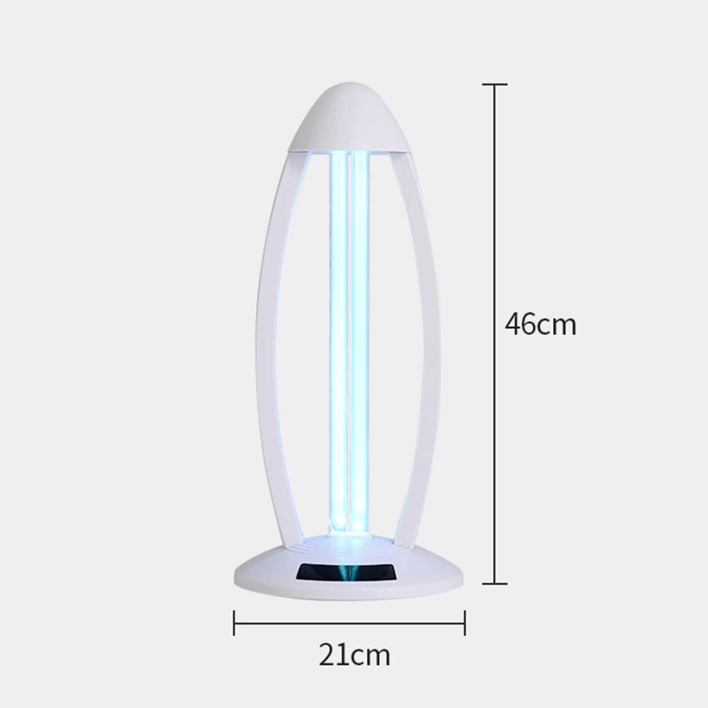 

38W Portable UVC Ozone Disinfection Lamp Remote Control Timing Ultraviolet Disinfection Germicidal Light Home Silent Sterilizer