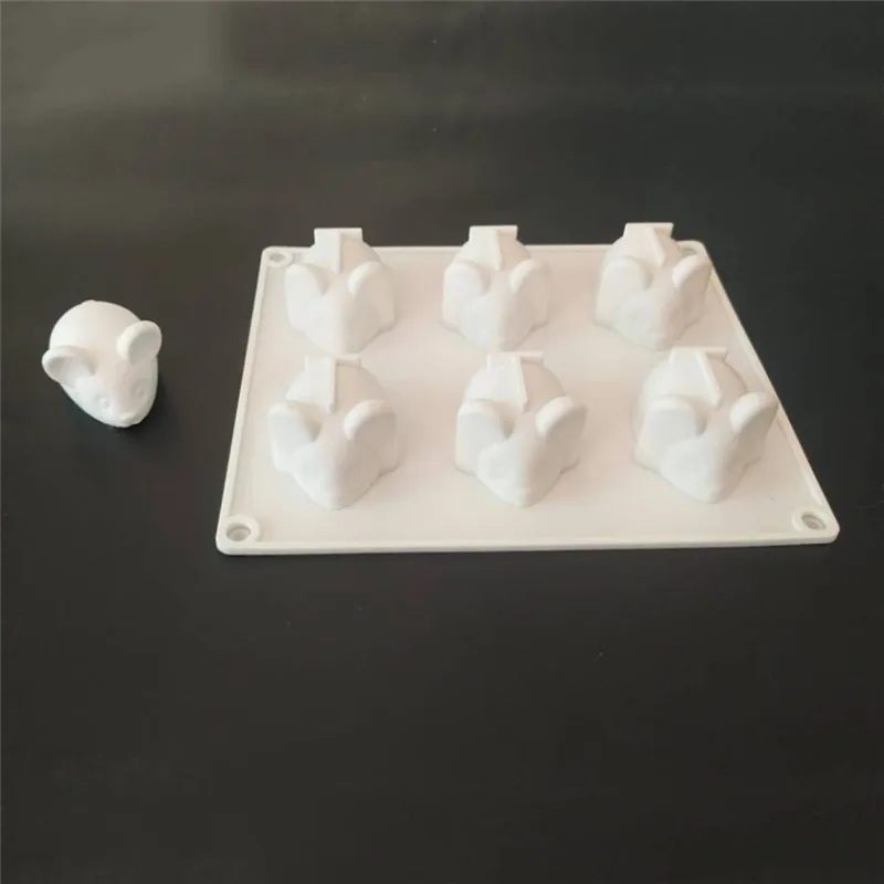 Новейшие DIY силиконовой формы для выпечки в форме мыши мусс форма торта печенья