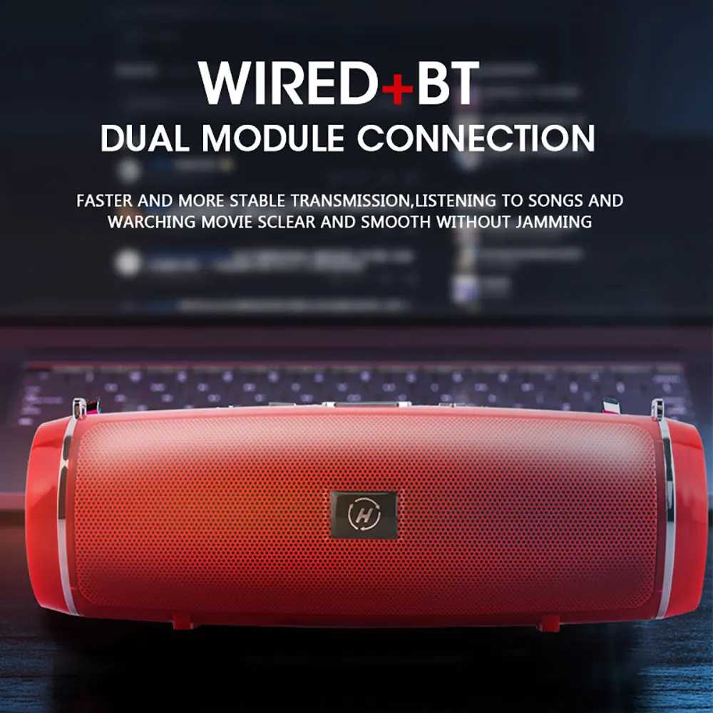 Беспроводная Bluetooth-колонка 5.1 сабвуфер 6D Hi-Fi стерео портативная громкая связь