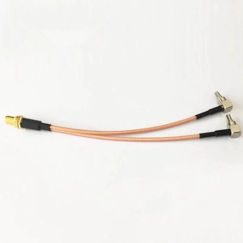 

RF Coaxial CRC9 Male Plug To SMA Connector Splitter Combiner Cable Extension Adapter with 15cm wire
