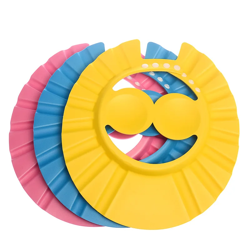 Регулируемая Шапочка для душа малышей козырек защитная шапочка с накладкой на