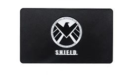 Shield Автомобильный волшебный Противоскользящий коврик Marvel Comics автомобильный нескользящий коврик для сотового телефона противоскользящая приборная панель для автомобиля коврик - Название цвета: Shield