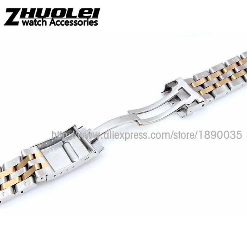 22mm 24mm High Quality Solid Stainless Steel Watch Bracelet for men's  Breitling watch band
