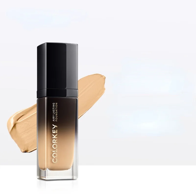 

Ymh Air Holding Makeup Rose Lock Makeup Liquid Foundation Long Lasting Smear-Proof Makeup Concealer Dry Oily Skin