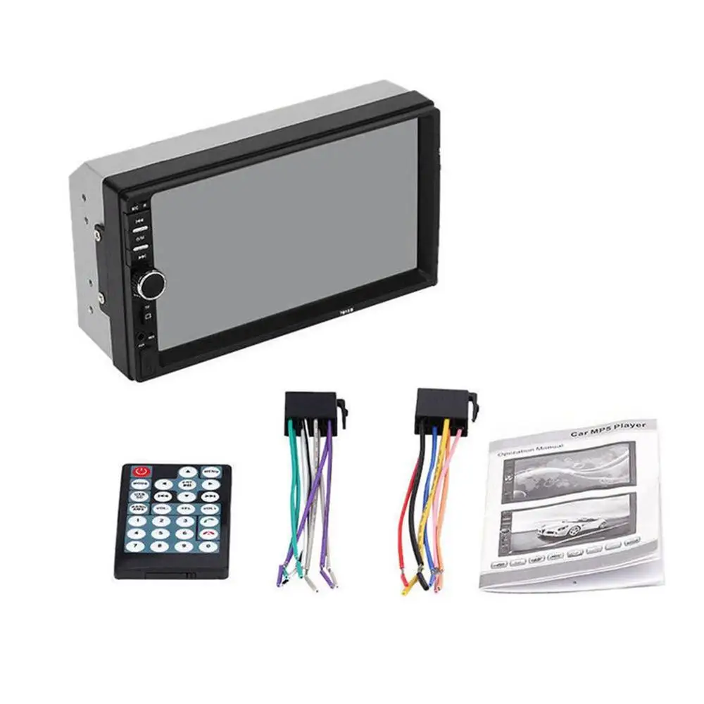 MP5 плеер 2 Din с 7 дюймовым сенсорным ЖК дисплеем FM радио видео плеером музыкой USB