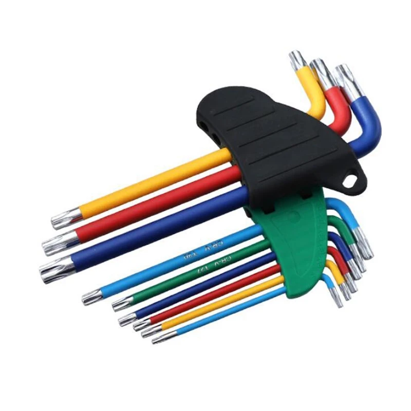 

Набор отверток MOYOTEC Torx, износостойкие, антикоррозийные, с цветным кодированием, 9 шт.