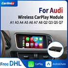 Carlinkit Декодер Беспроводной CarPlay Android авто для AUDI все модели MMI NON-MMI 3G + мультимедийная зеркальная ссылка AirPlay IOS14 FreeDHL