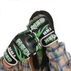 Перчатки с полпальца для ММА для мужчин, ПУ, боксерские, карате, Муай Тай, свободная борьба, Санда, муай тай, бойцовская борьба, подарок для взрослых для мужчин