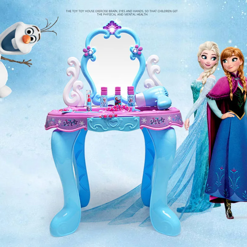 Disney frozen детские игрушки для девочек принцессы макияжа Настольная игрушка