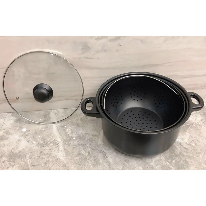 2 в 1 Пособия по кулинарии горшок со встроенным фильтр Еда остается вода стекает