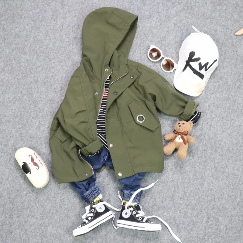 Новинка 2019 осенние джинсовые брюки для мальчиков Модные Стильные демисезонные