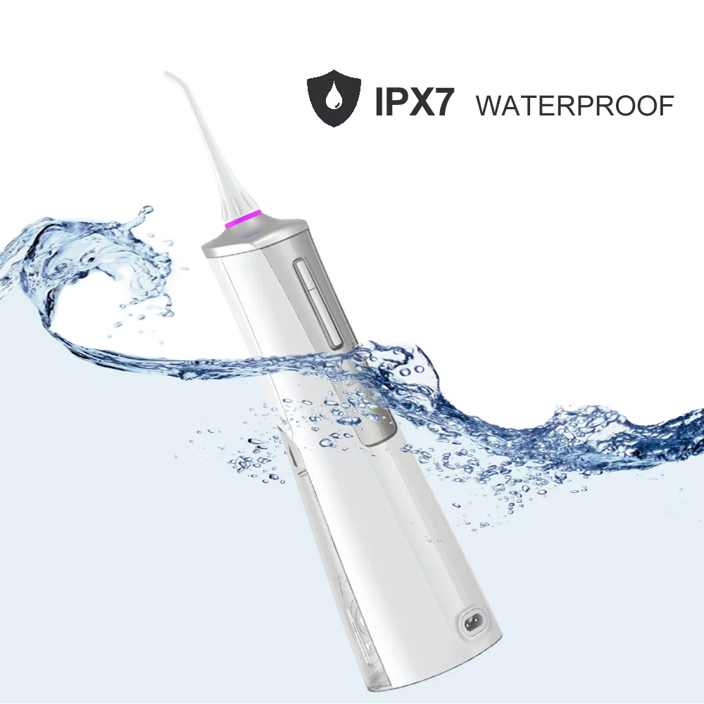 Портативный ирригатор для полости рта Зубная струя воды Flosser чистки зубов
