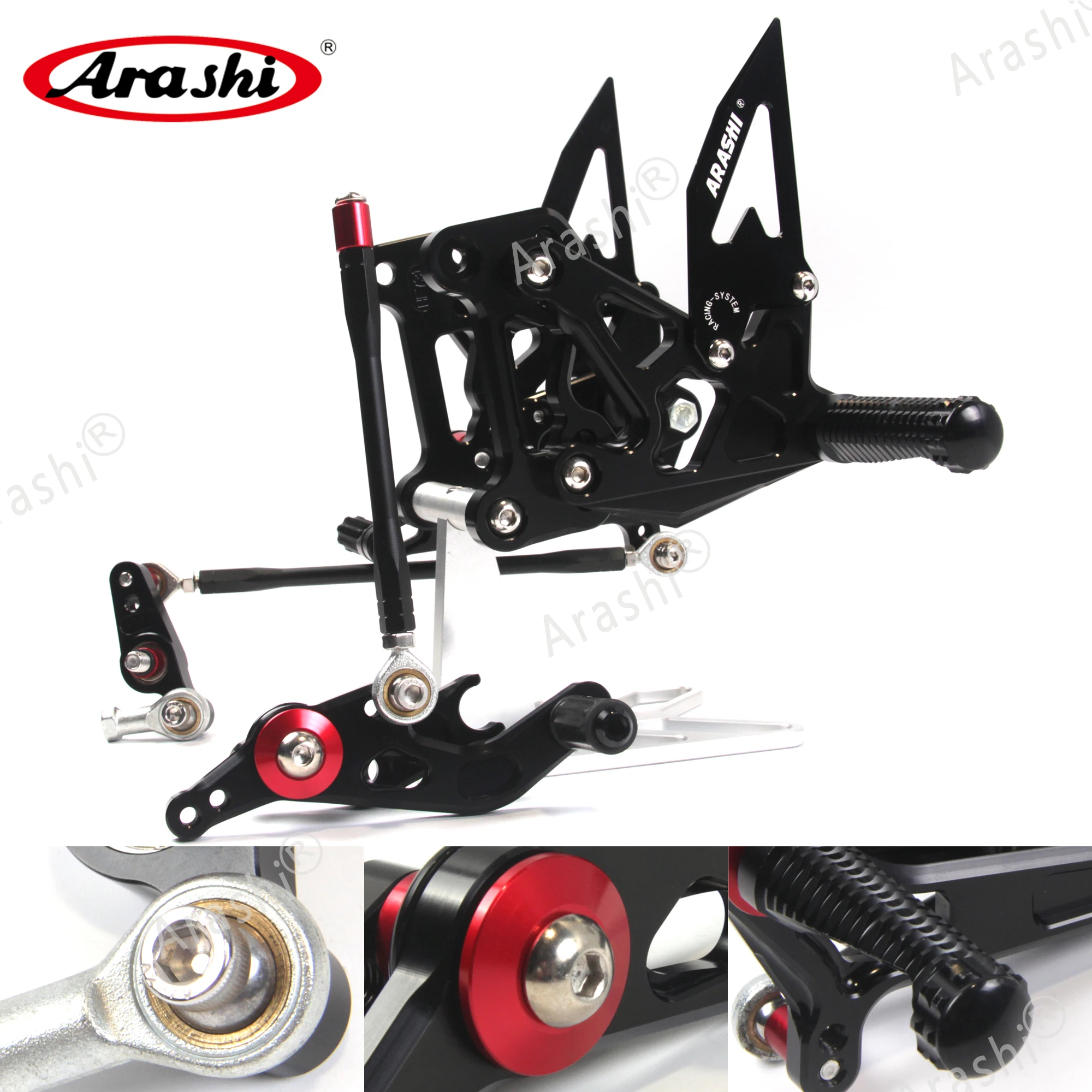 

Arashi Для MV AGUSTA Dragster 675 800 2012 2013 2014 2015 2016 CNC Регулируемые подножки, подножки, алюминиевые аксессуары для заднего хода