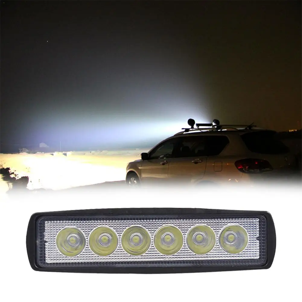 6*1.9*1inch LED Spot Flood Work Light Worklight 18W 12V Universal Car 4WD Led Beams Bar Spotlight Lamp | Автомобили и мотоциклы