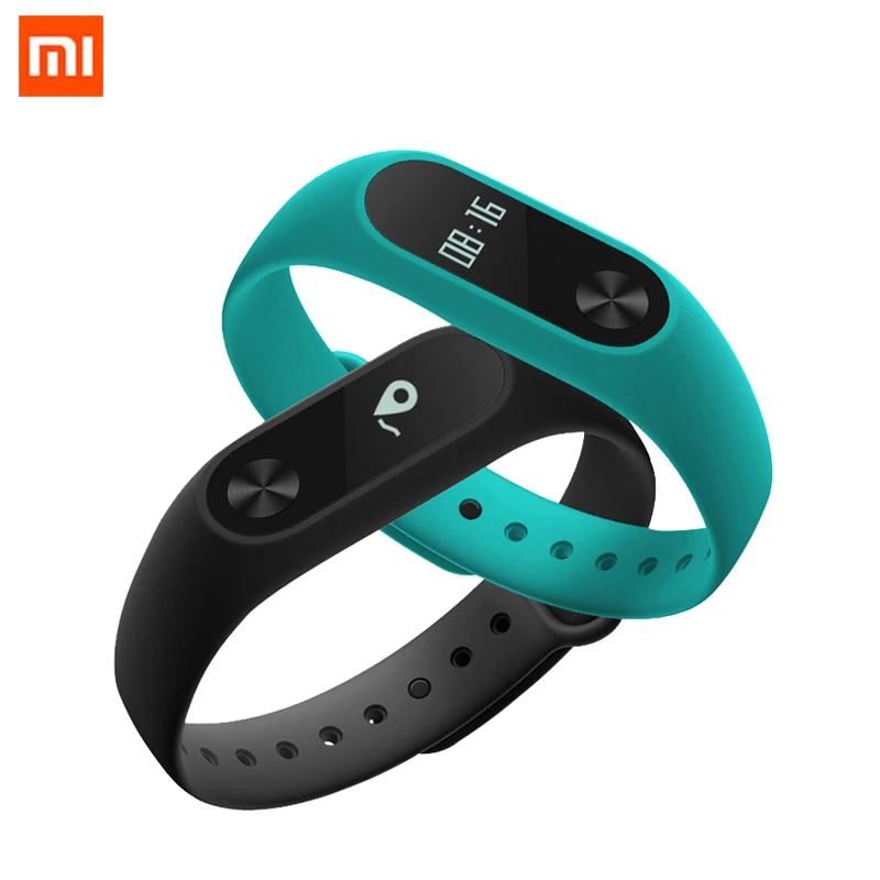 Новый оригинальный Xiaomi Mi Band 2 OLED сенсорный экран Смарт пульсометр фитнес трекер