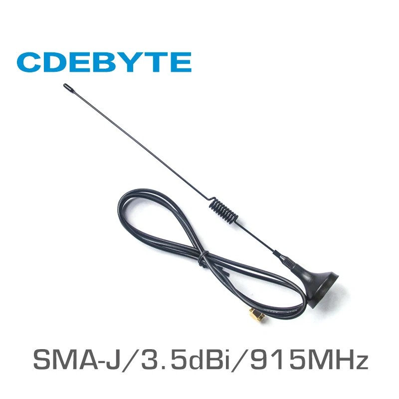 Ebyte TX915 XPL 100 915MHz с высоким коэффициентом усиления Omni Wifi антенна 3.5dBi SMA J присоска