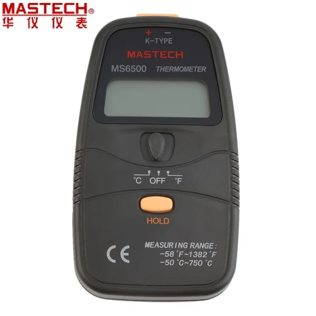 MASTECH MS6500 31/2 k типа цифровой ЖК дисплей термометр Температура метр с TP 01 термопары
